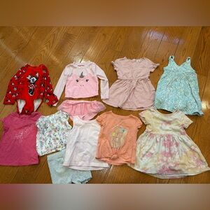 Girls Summer Clothing Lot | Size 24M / 2T
